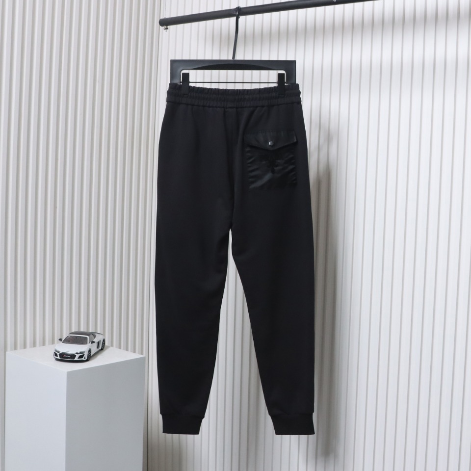 Prada Toothbrush Logo Back Pocket Trousers