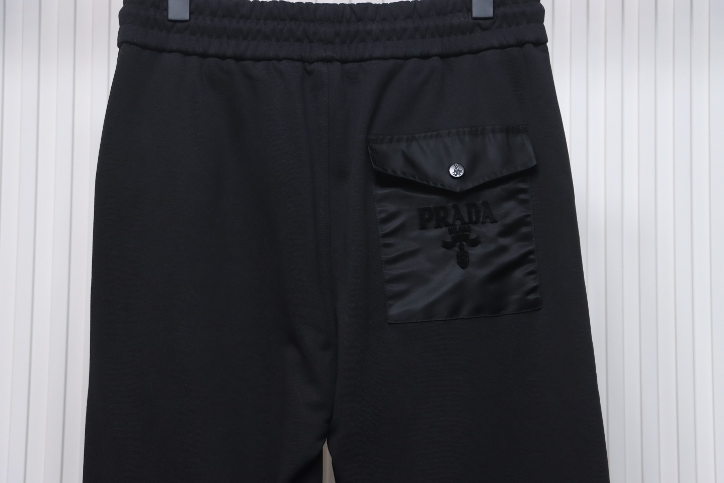 Prada Toothbrush Logo Back Pocket Trousers