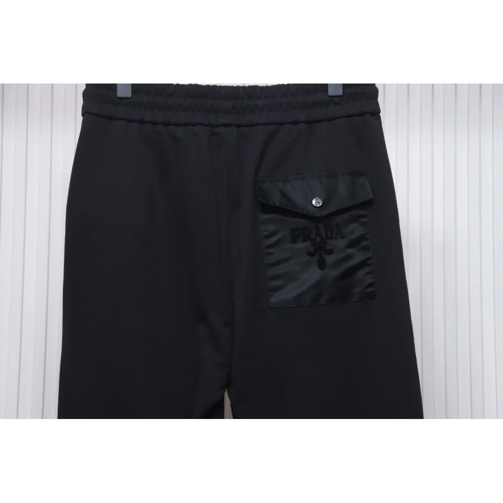 Prada Toothbrush Logo Back Pocket Trousers