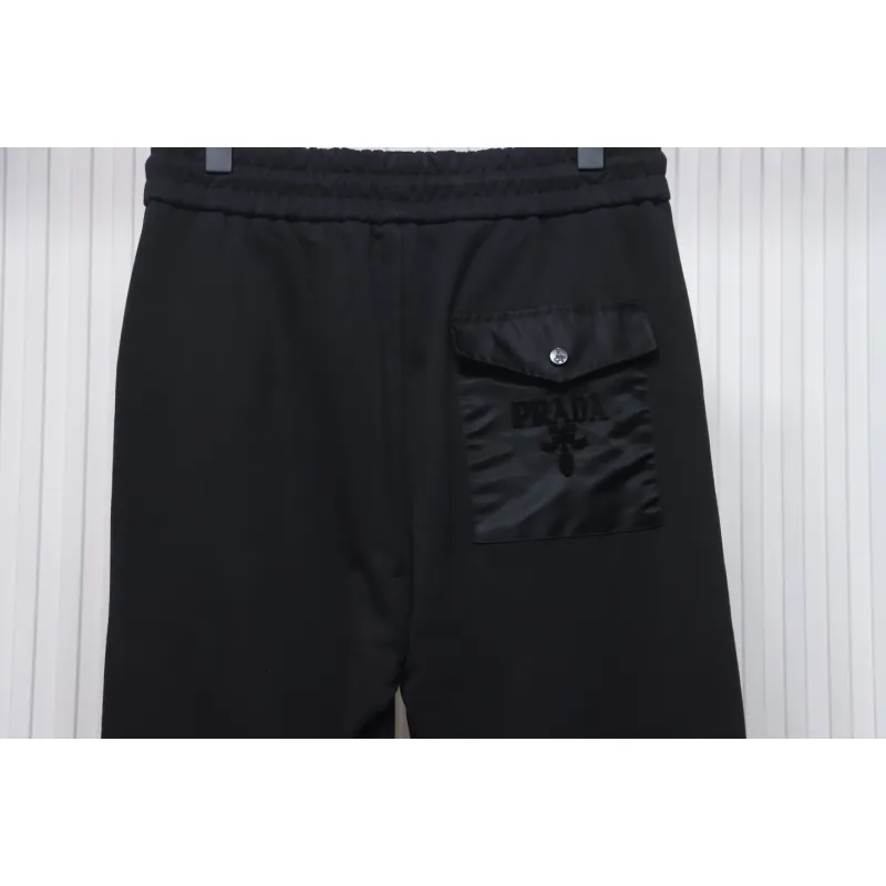 Prada Toothbrush Logo Back Pocket Trousers