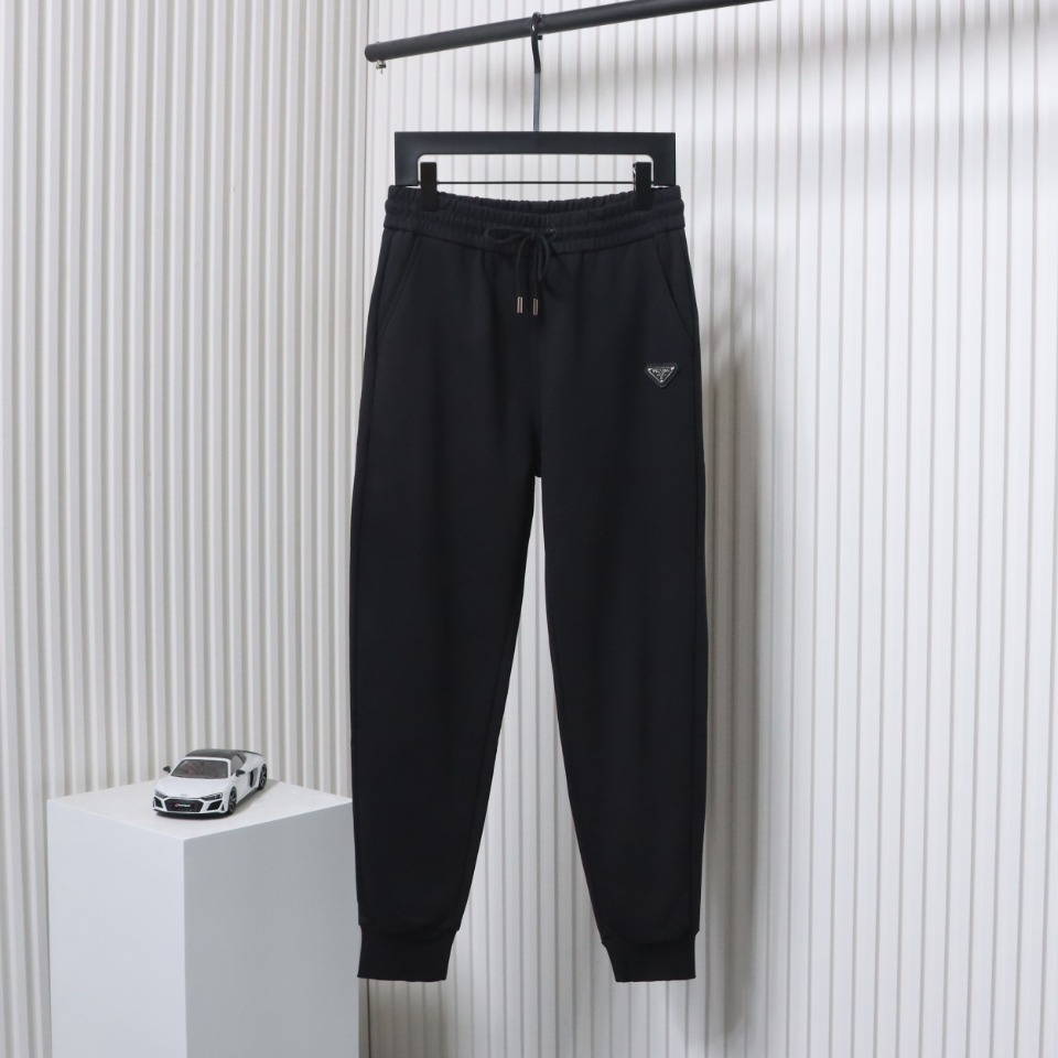 Prada Toothbrush Logo Back Pocket Trousers
