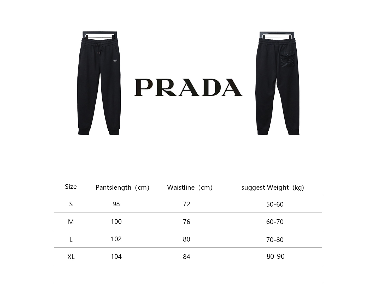 Prada Toothbrush Logo Back Pocket Trousers 