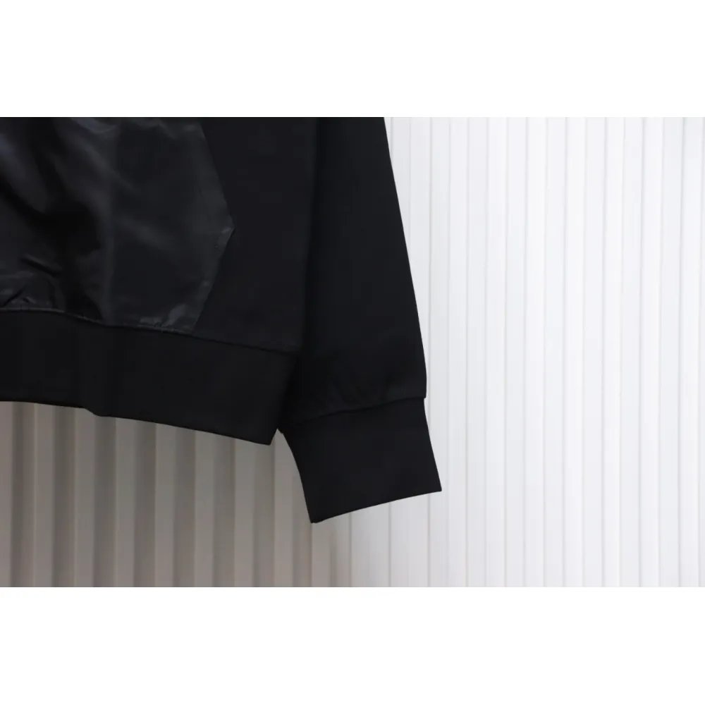 Prada Triangle Collar Nylon Pocket Hoodie