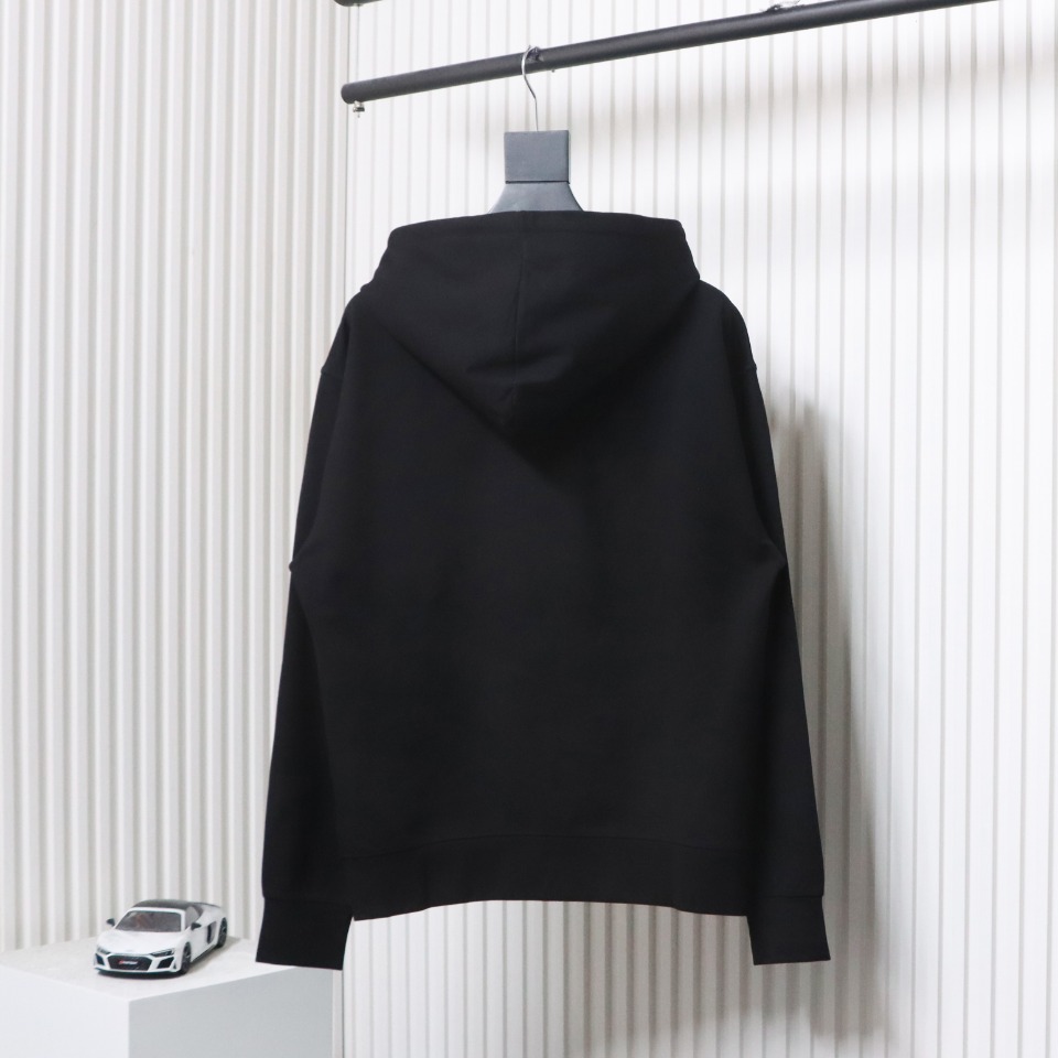 Prada Triangle Collar Nylon Pocket Hoodie