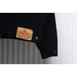 Prada Triangle Hem Corduroy Jacket