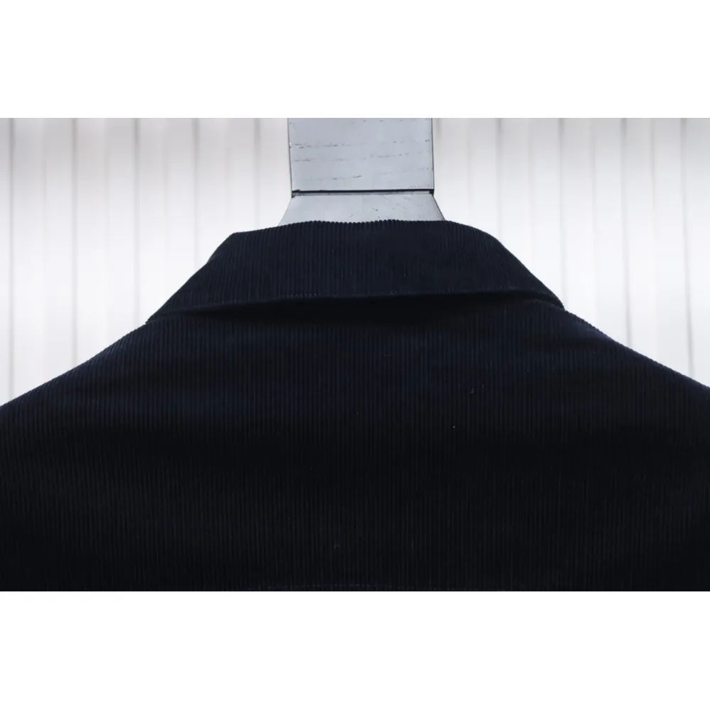 Prada Triangle Hem Corduroy Jacket