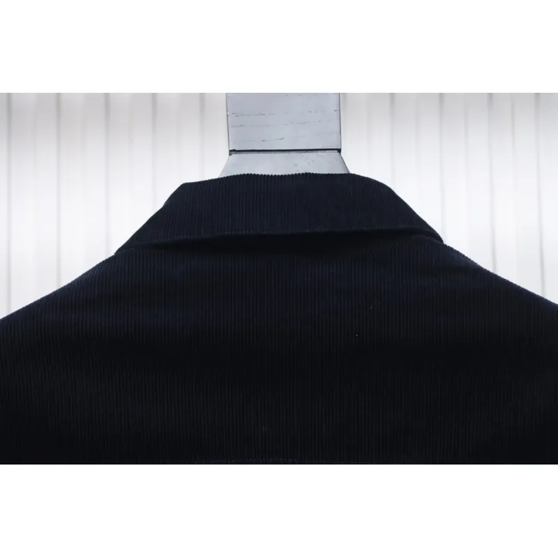 Prada Triangle Hem Corduroy Jacket