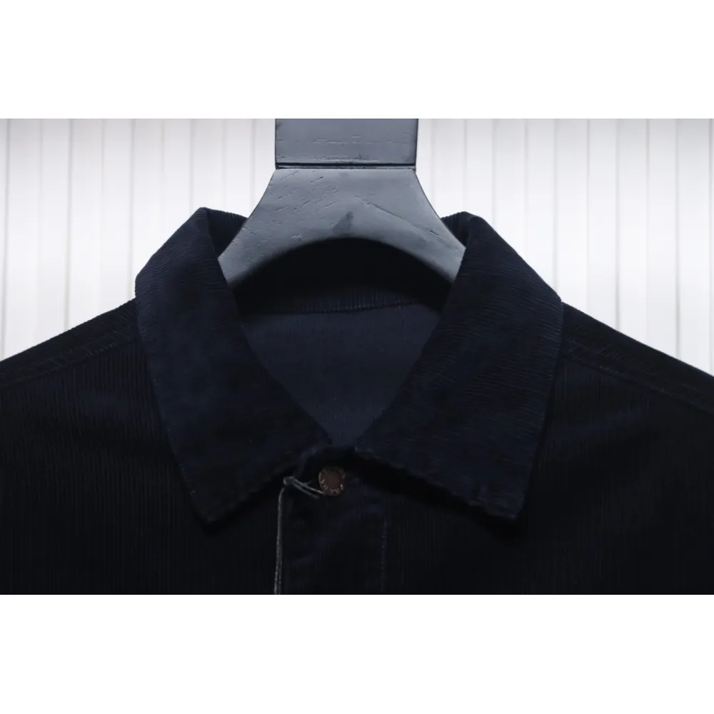 Prada Triangle Hem Corduroy Jacket