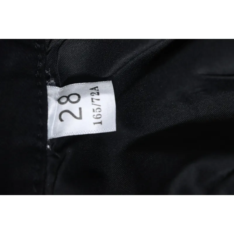 Prada Triangle Logo Denim Trousers