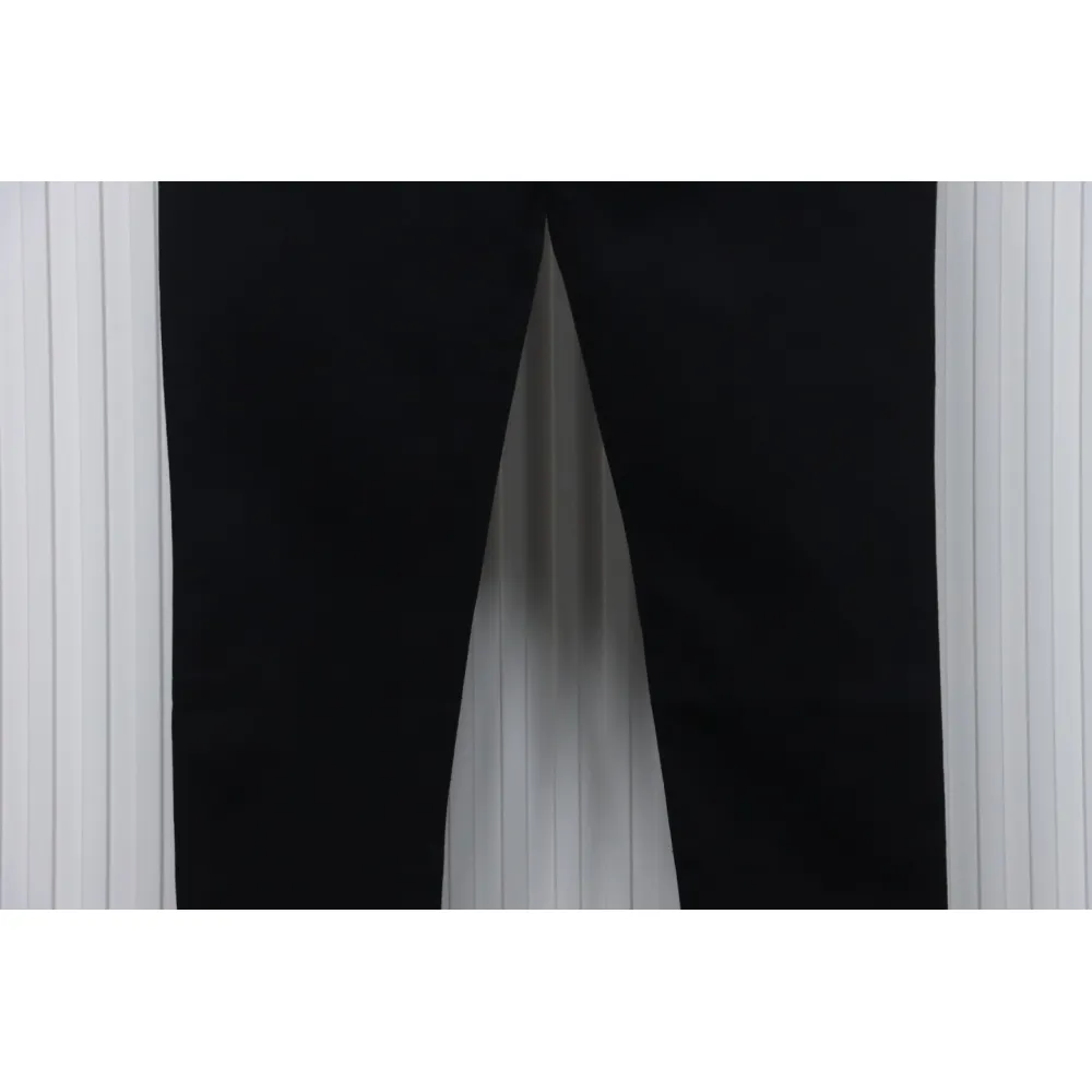Prada Triangle Logo Denim Trousers