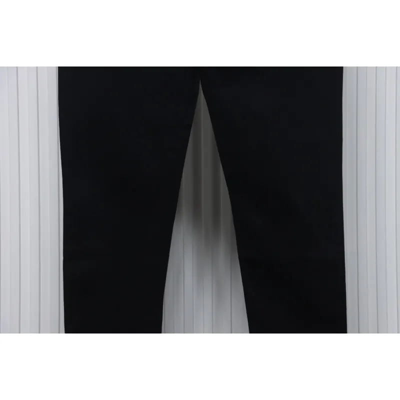 Prada Triangle Logo Denim Trousers
