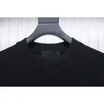 Prada Triangle Logo Pocket Crew Neck Hoodie Black