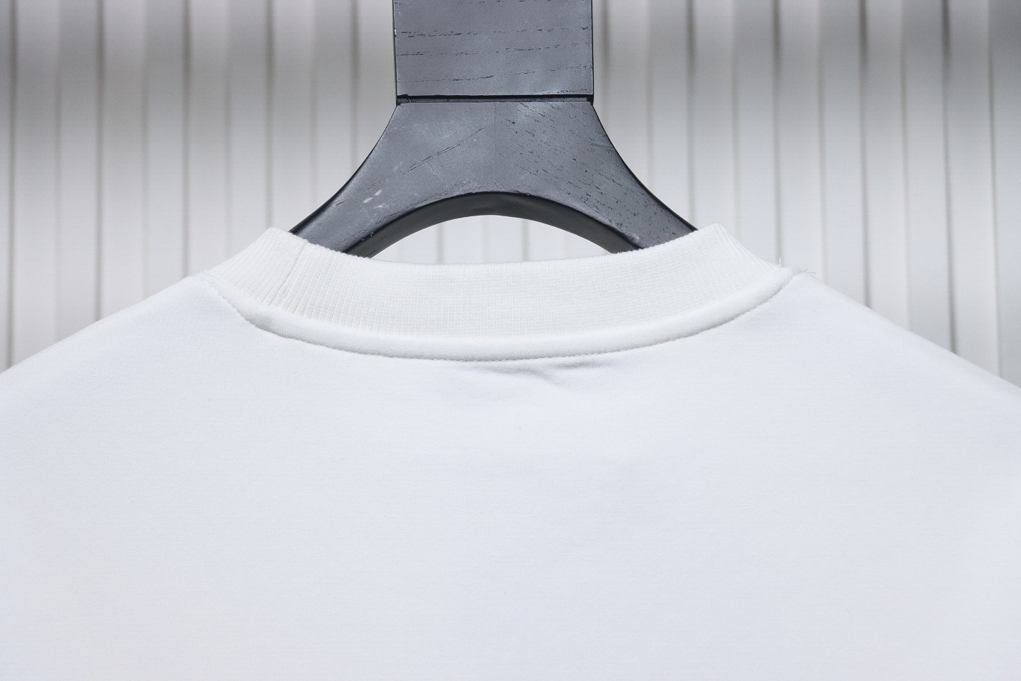 Prada Triangle Logo Pocket Crew Neck Hoodie White