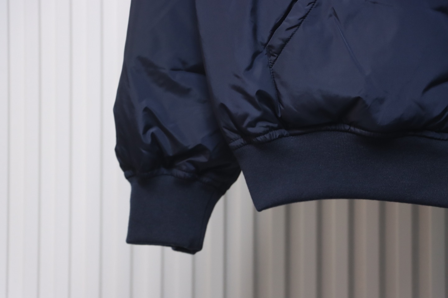 Prada Triangle Logo Solid Color Hooded Down Jacket