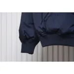 Prada Triangle Logo Solid Color Hooded Down Jacket