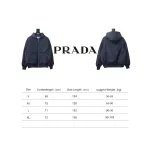 Prada Triangle Logo Solid Color Hooded Down Jacket