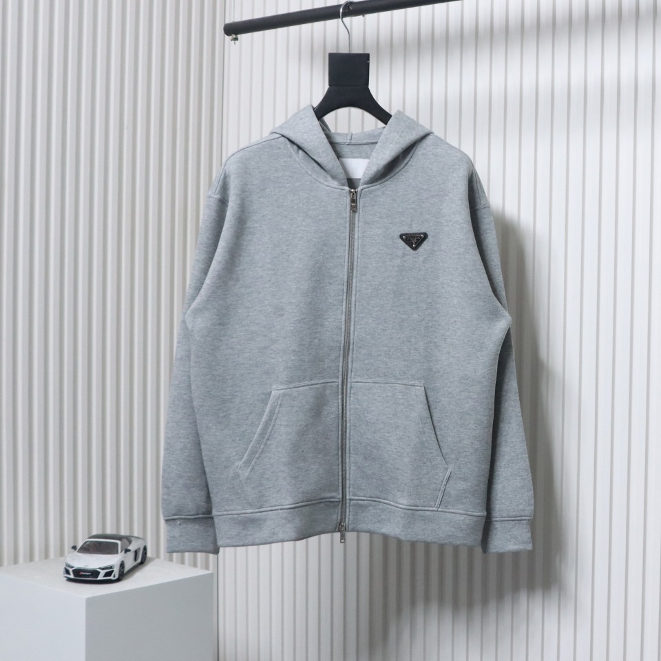 Prada x Sphere Space Cotton Zip-Up Sweatshirt Jacket