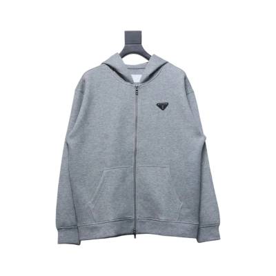 Prada x Sphere Space Cotton Zip-Up Sweatshirt Jacket 01