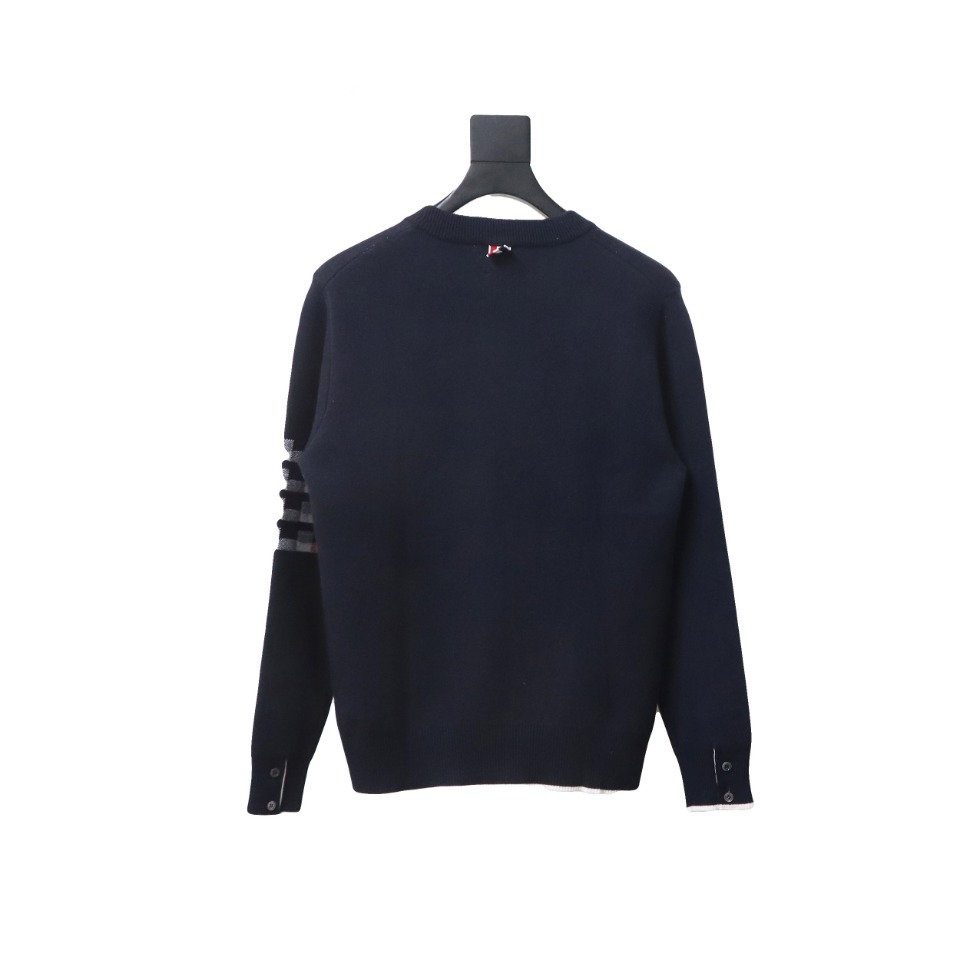 Thom Browne 20FW Tokyo Limited Edition Puppy Crew Neck Sweater Black