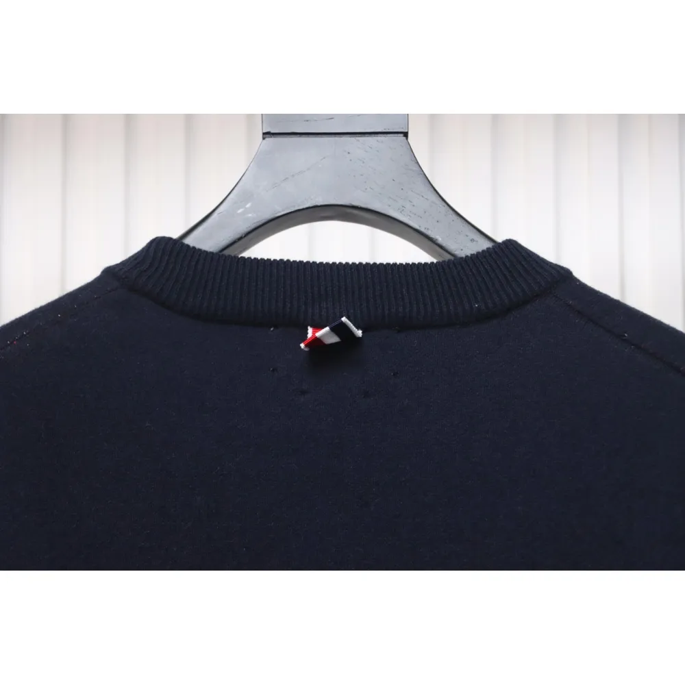 Thom Browne 20FW Tokyo Limited Edition Puppy Crew Neck Sweater Black