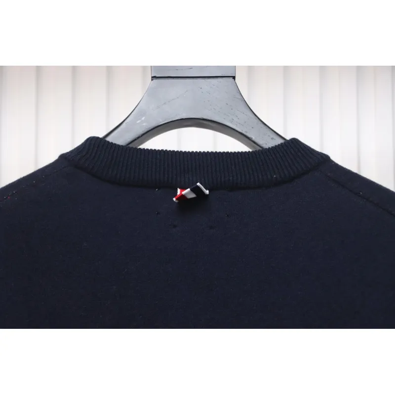 Thom Browne 20FW Tokyo Limited Edition Puppy Crew Neck Sweater Black