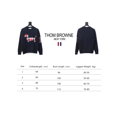 Thom Browne 20FW Tokyo Limited Edition Puppy Crew Neck Sweater Black 02