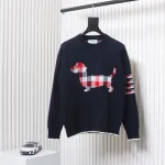 Thom Browne 20FW Tokyo Limited Edition Puppy Crew Neck Sweater Black
