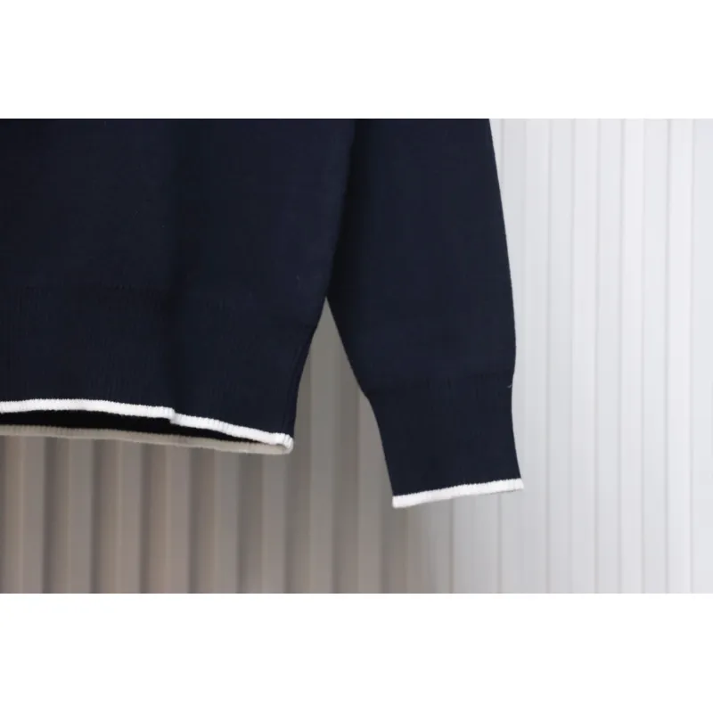 Thom Browne 20FW Tokyo Limited Edition Puppy Crew Neck Sweater Black