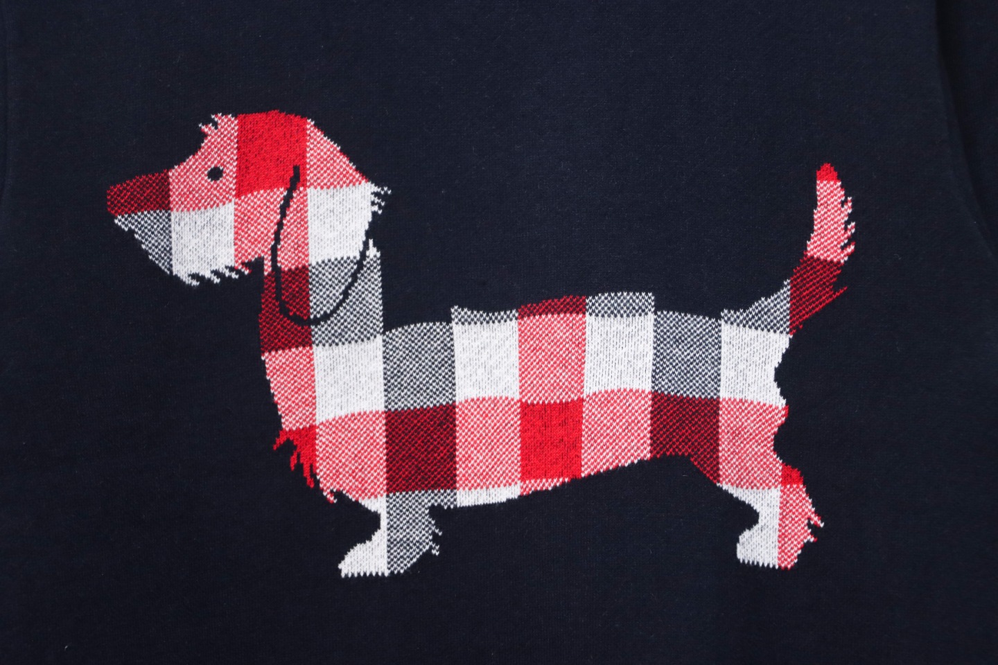 Thom Browne 20FW Tokyo Limited Edition Puppy Crew Neck Sweater Black