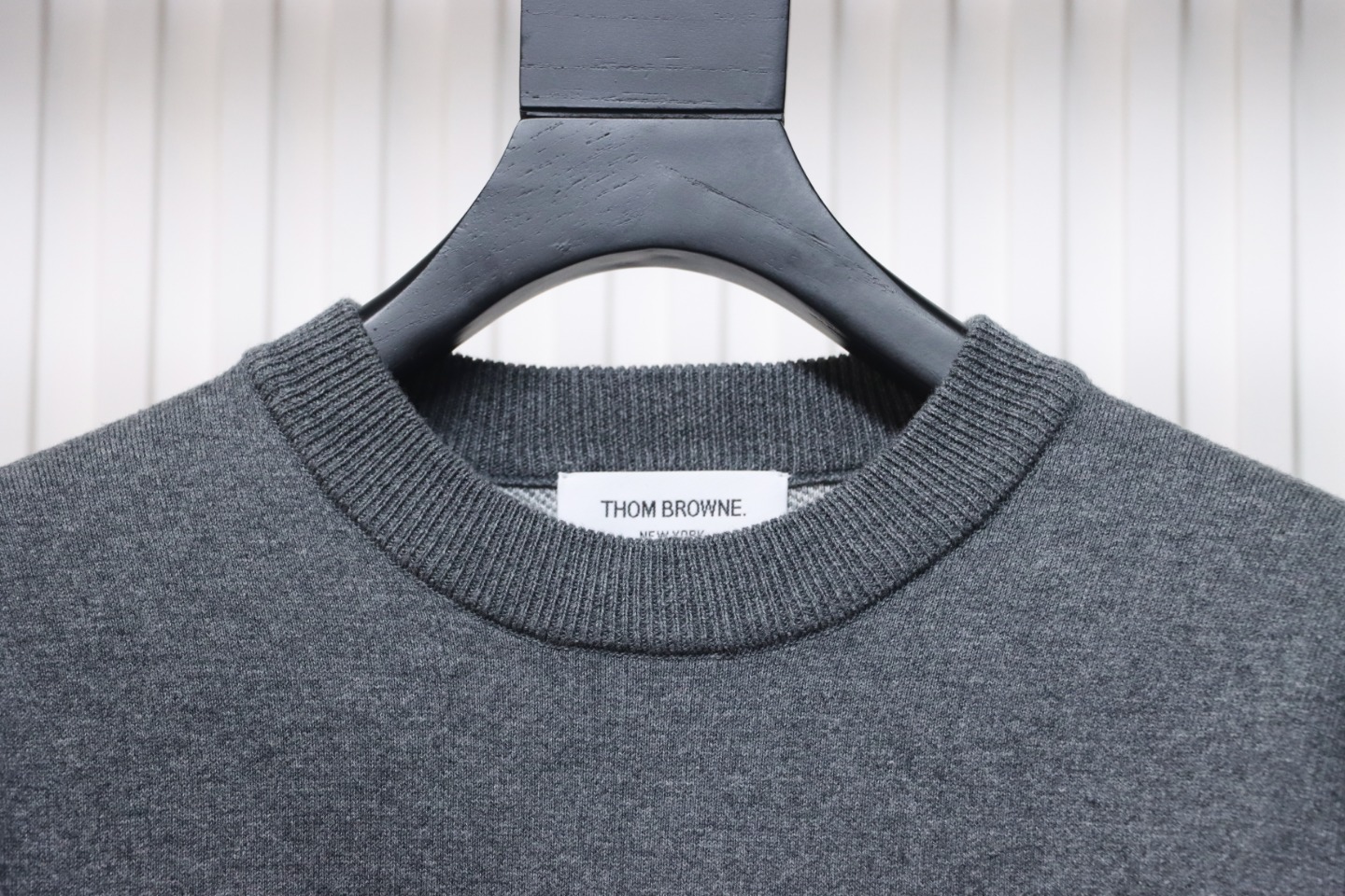 Thom Browne 20FW Tokyo Limited Edition Puppy Crew Neck Sweater Dark Grey