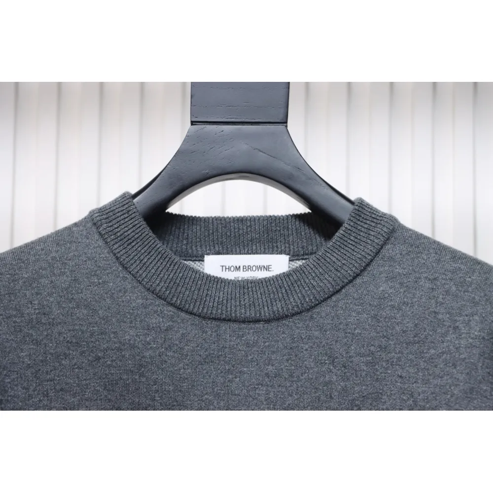 Thom Browne 20FW Tokyo Limited Edition Puppy Crew Neck Sweater Dark Grey