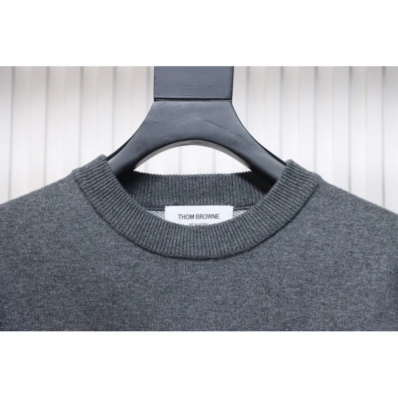 Thom Browne 20FW Tokyo Limited Edition Puppy Crew Neck Sweater Dark Grey