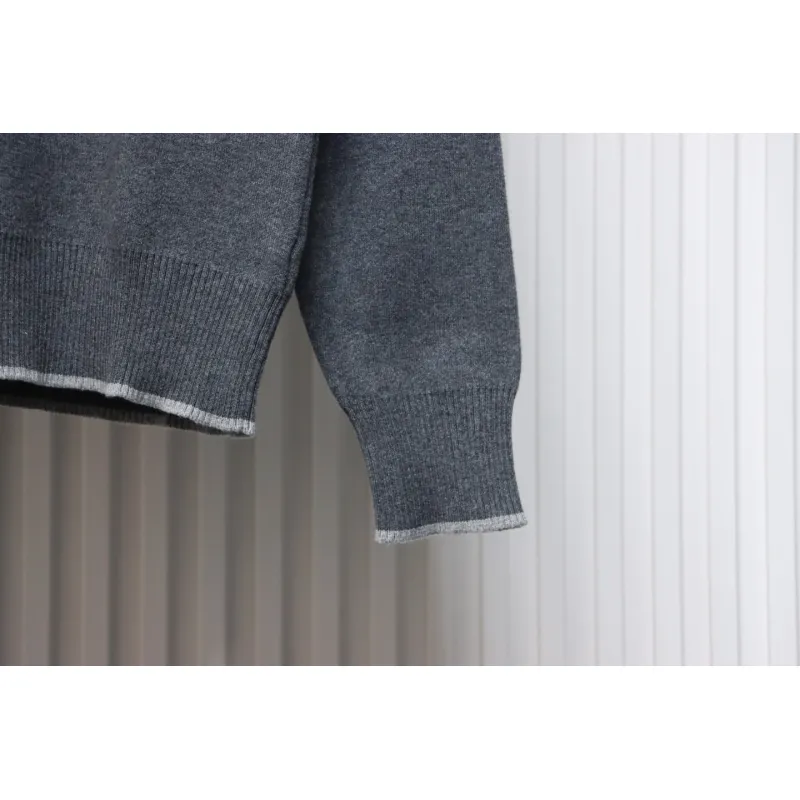 Thom Browne 20FW Tokyo Limited Edition Puppy Crew Neck Sweater Dark Grey