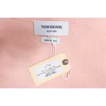 Thom Browne 21FW Double Sleeves Web Band Armband Crew Neck Sweater Pink
