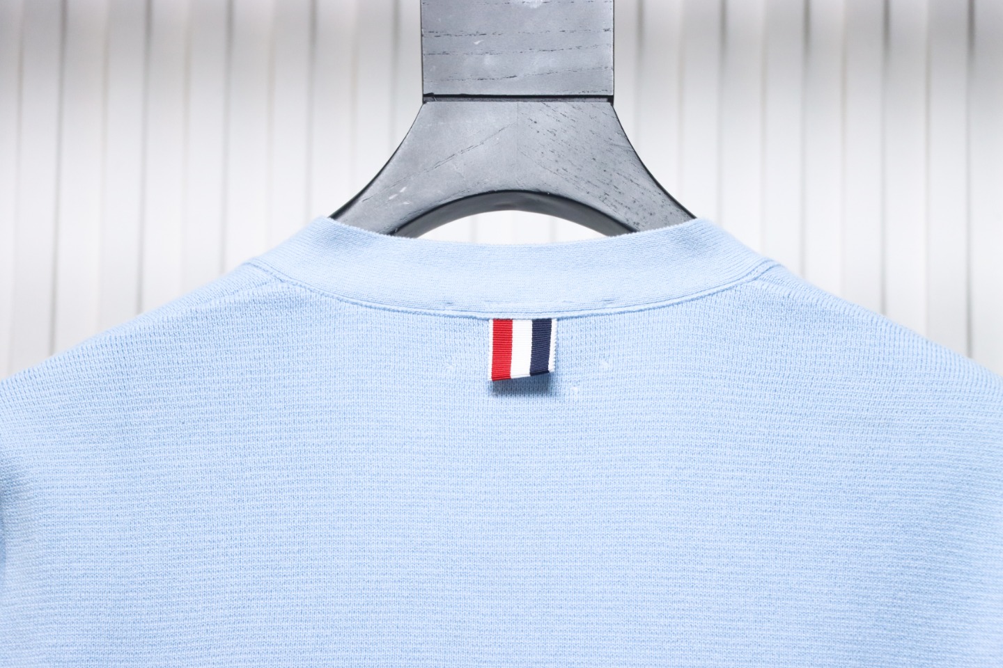 Thom Browne 21FW Double Sleeves Webbing Armband Cardigan Sweater