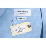 Thom Browne 21FW Double Sleeves Webbing Armband Cardigan Sweater