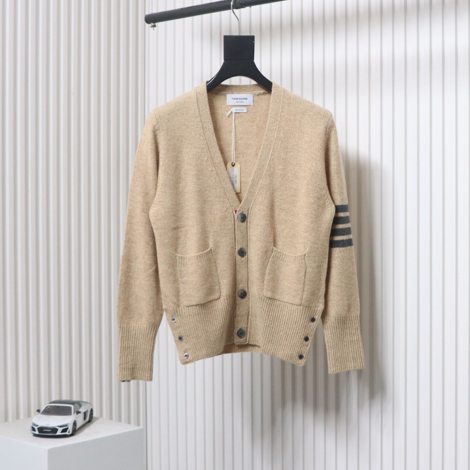 Thom Browne 21FW Three-Button Australian Wool Cardigan