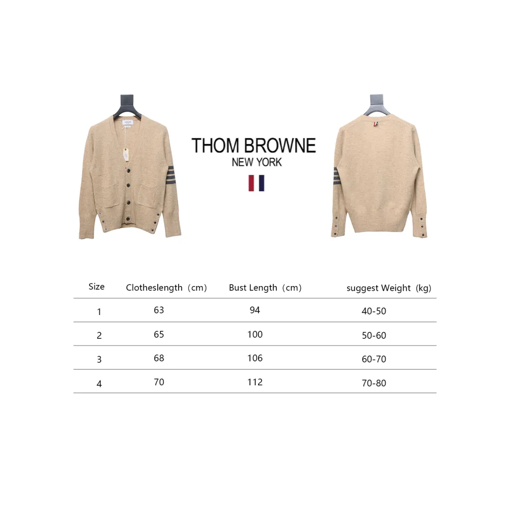 Thom Browne 21FW Three-Button Australian Wool Cardigan