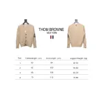 Thom Browne 21FW Three-Button Australian Wool Cardigan