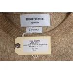 Thom Browne 21FW Three-Button Australian Wool Crewneck Sweater
