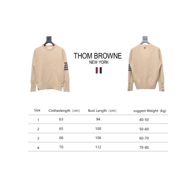 Thom Browne 21FW Three-Button Australian Wool Crewneck Sweater 02