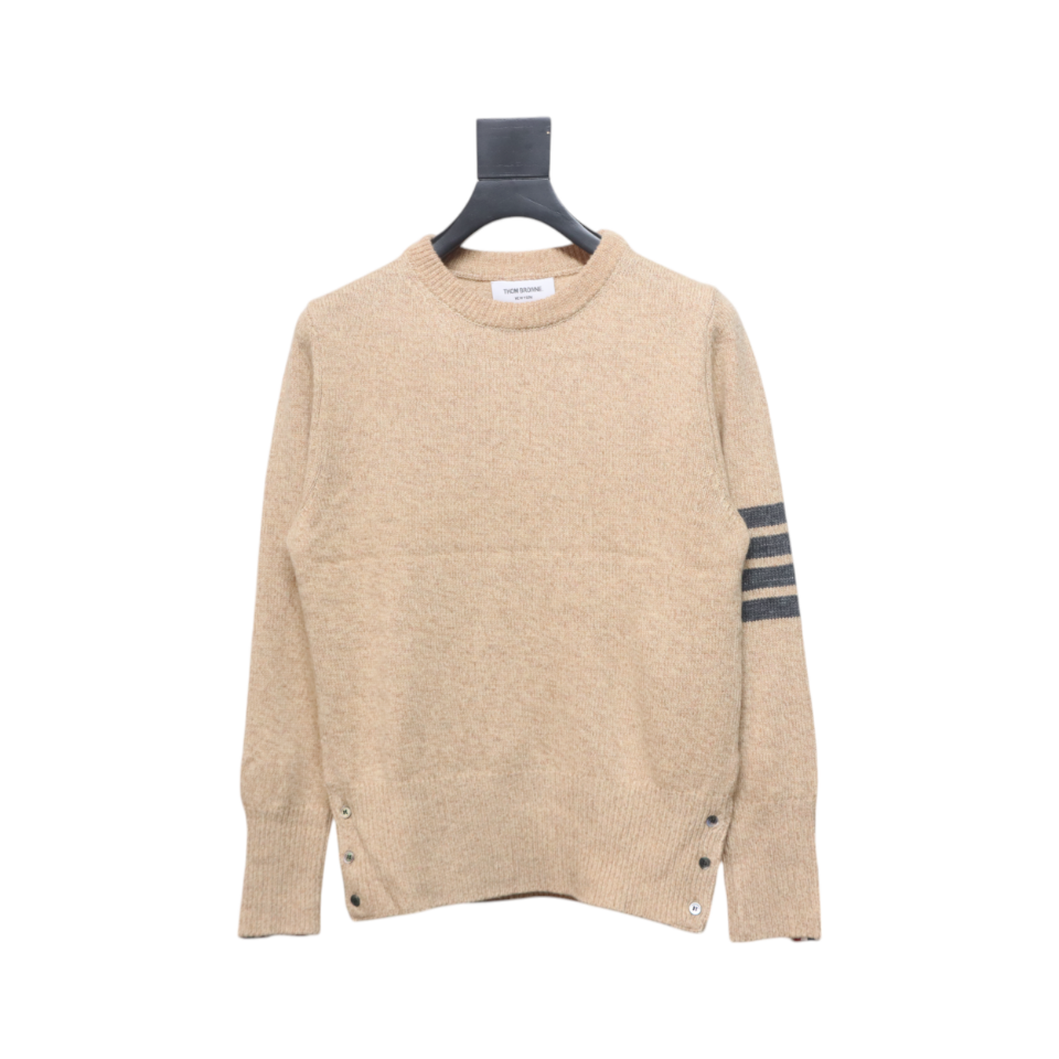 Thom Browne 21FW Three-Button Australian Wool Crewneck Sweater