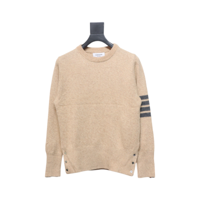 Thom Browne 21FW Three-Button Australian Wool Crewneck Sweater 01