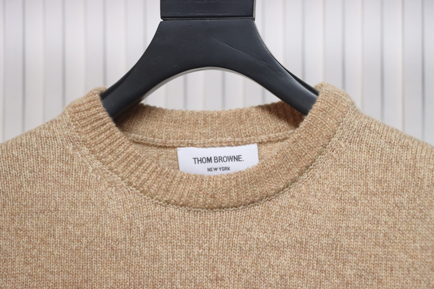 Thom Browne 21FW Three-Button Australian Wool Crewneck Sweater