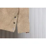 Thom Browne 21FW Three-Button Australian Wool Crewneck Sweater