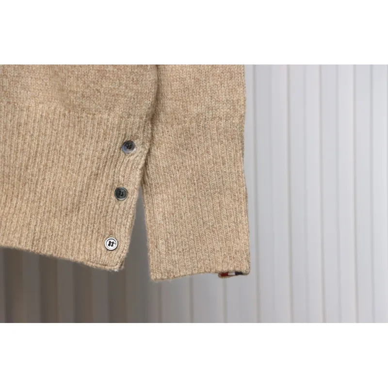 Thom Browne 21FW Three-Button Australian Wool Crewneck Sweater