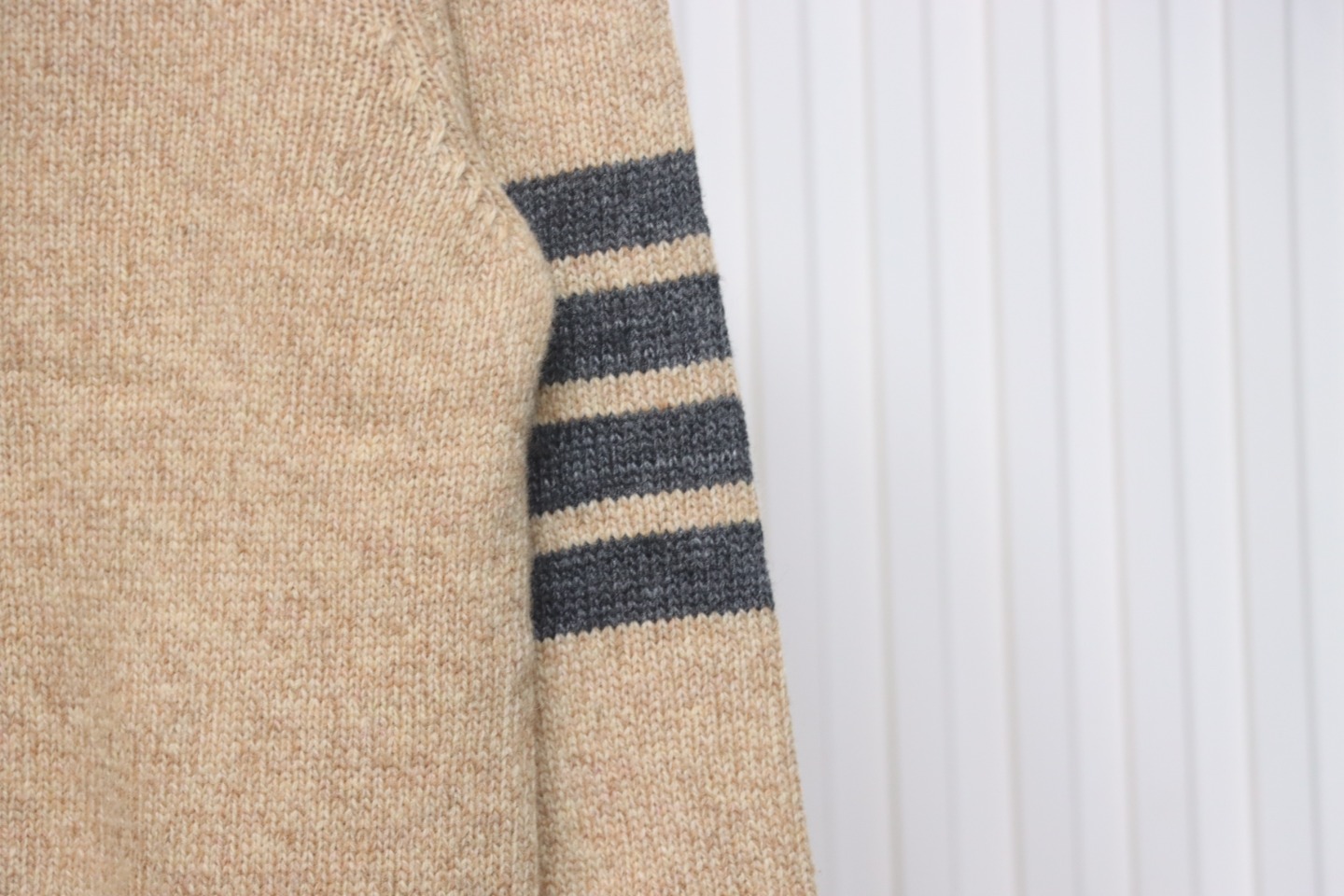 Thom Browne 21FW Three-Button Australian Wool Crewneck Sweater