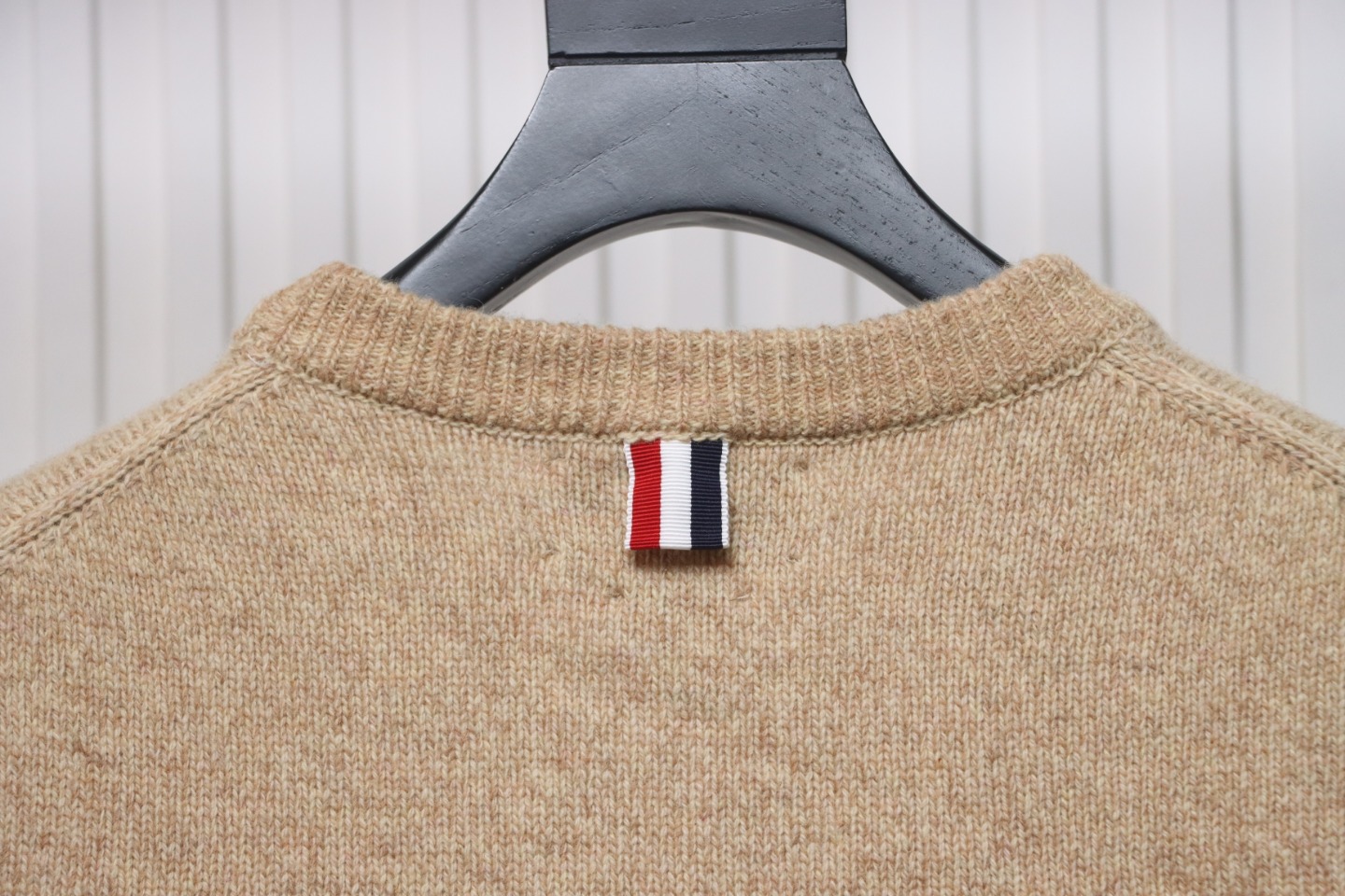 Thom Browne 21FW Three-Button Australian Wool Crewneck Sweater