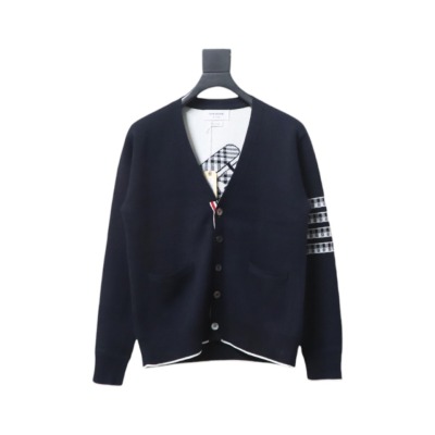 Thom Browne 22FW Airplane Cardigan Dark Blue 01
