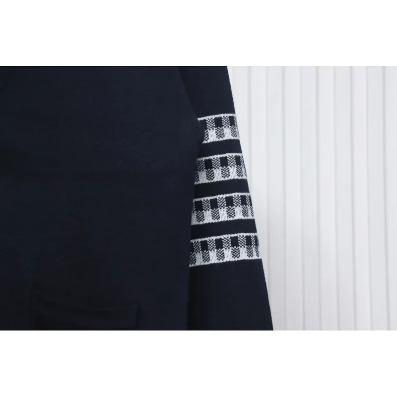 Thom Browne 22FW Airplane Cardigan Dark Blue